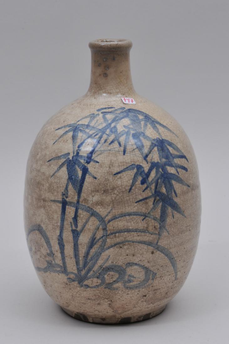Stoneware sake bottle. Japan. 19th century. Ko Imari (1 of 7)