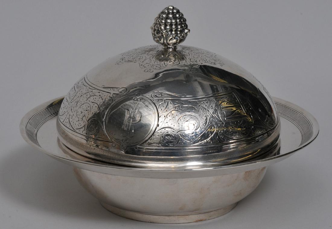 Victorian Tiffany and Co. Makers Sterling silver round (1 of 8)