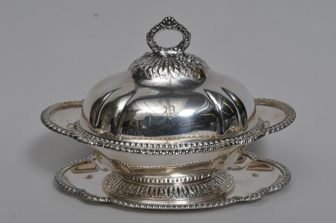 Gorham Sterling silver oval form dome top covered (1 of 13)