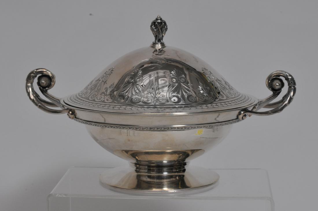 Victorian Gorham Sterling silver two handle round dome (1 of 8)