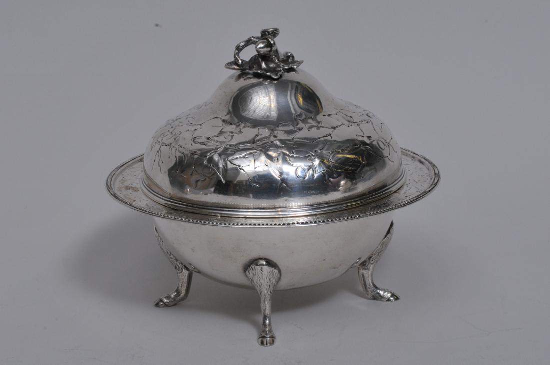 Jones-Ball & Co. Boston. Pure coin silver round dome (1 of 8)