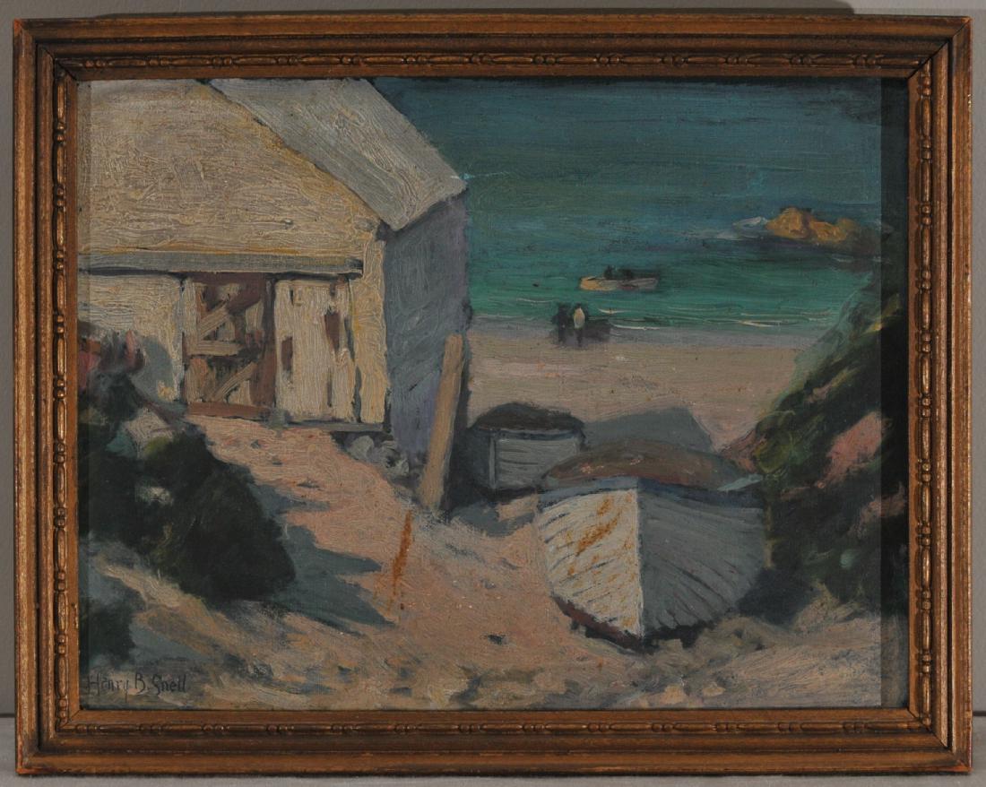 Henry B. Snell. "Old Boat House St. Ives". Small (1 of 7)