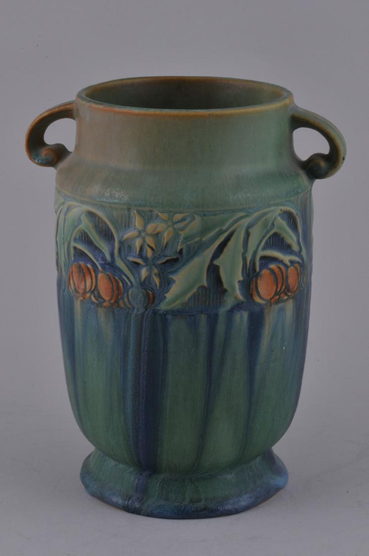 Roseville Art Pottery vase. Loop handles. "Baneda" (1 of 6)