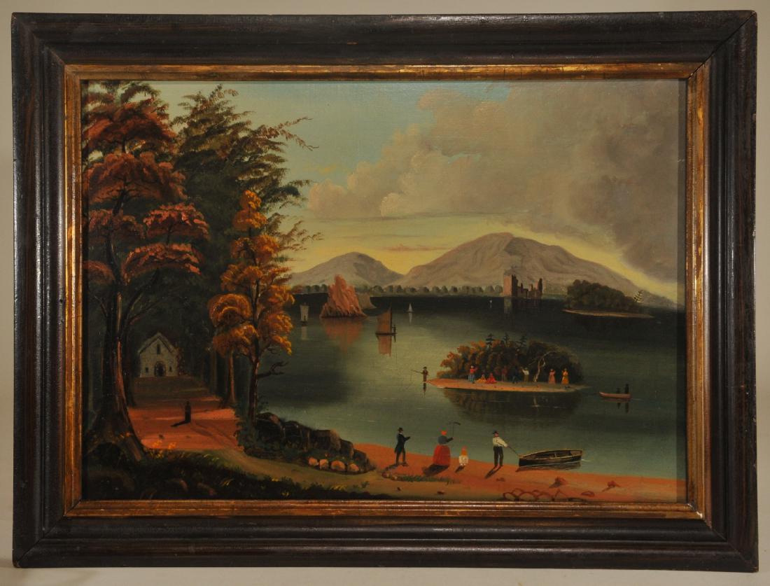 19th century American School Folk Art primitive (1 of 11)