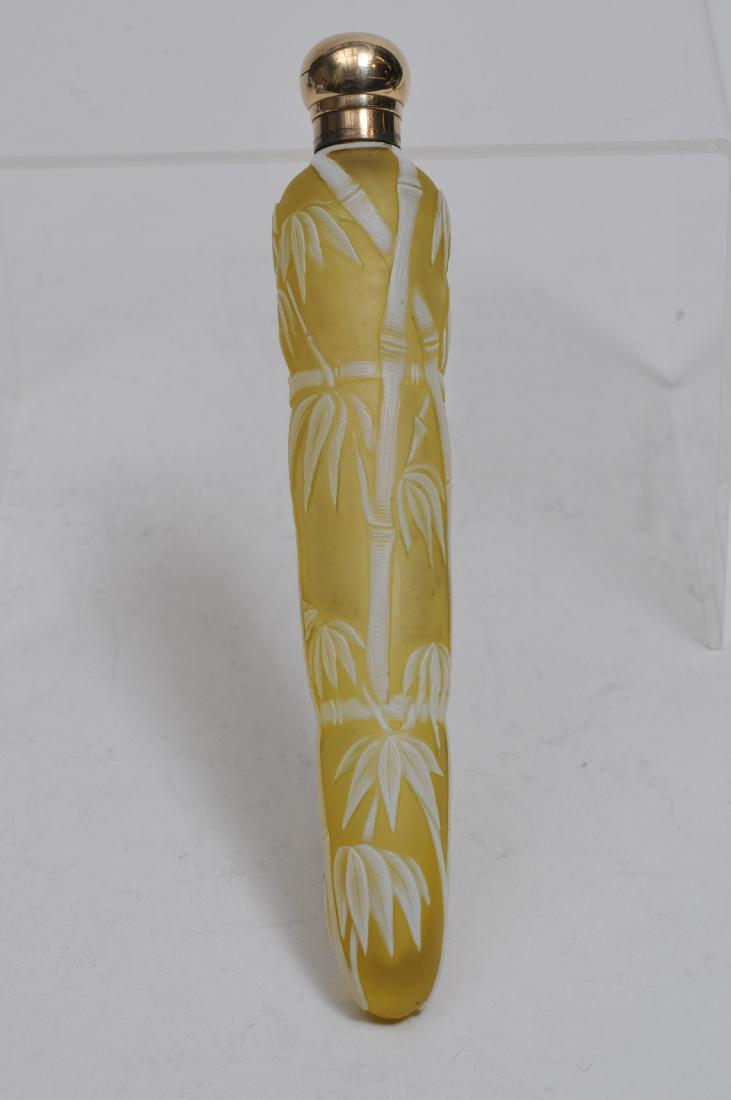 Webb Cameo glass perfume bottle - lemon ground (1 of 9)