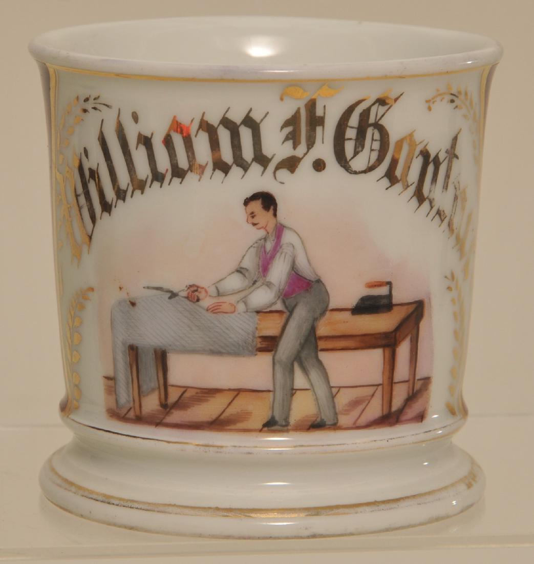 19th century Occupational hand painted Shaving Mug. (1 of 7)