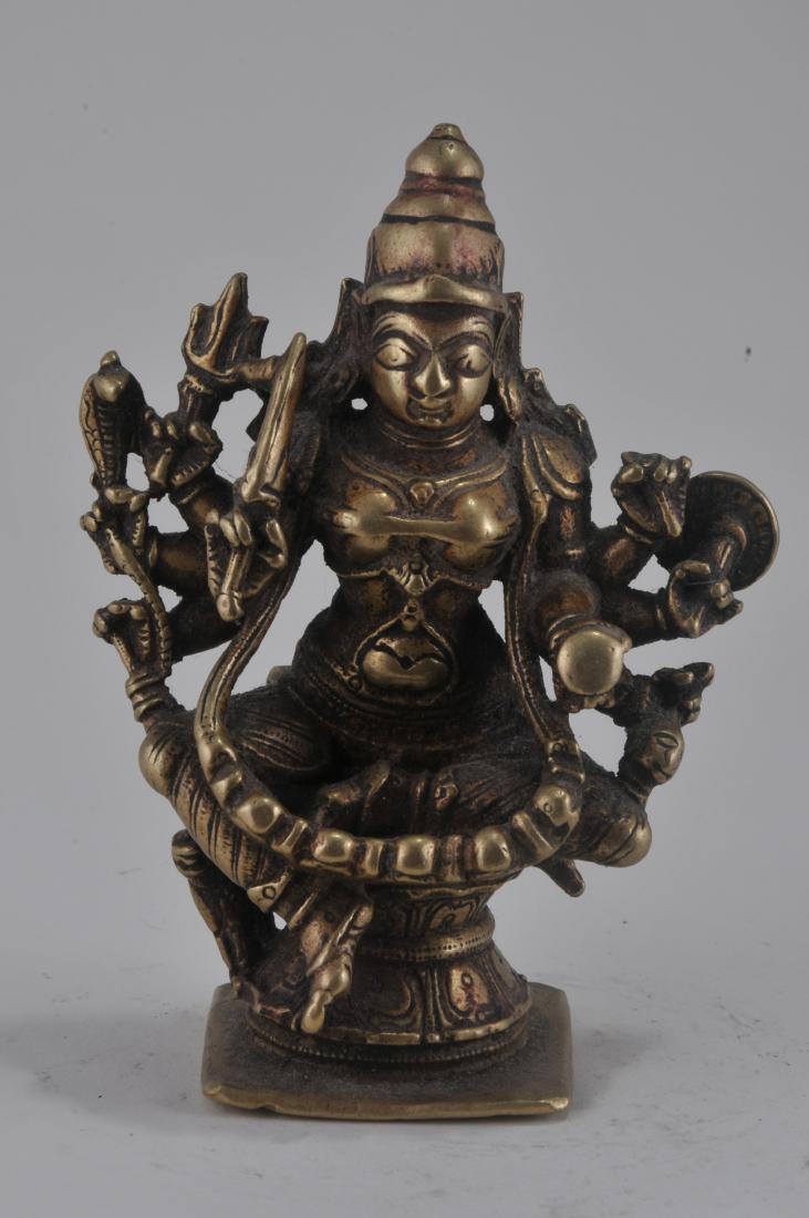 Bronze image. India. 18th century or earlier. Seated (1 of 4)