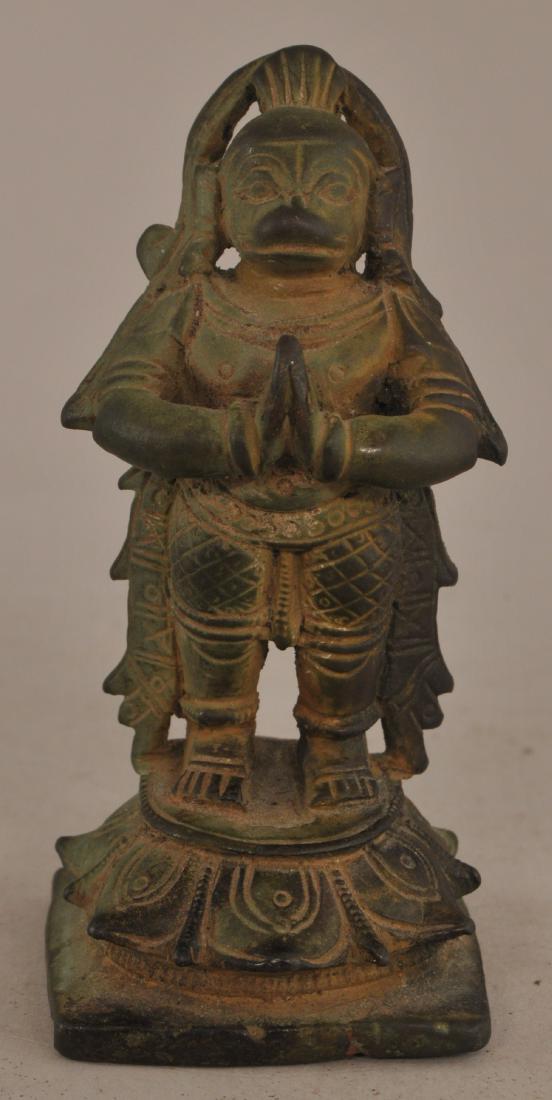 Bronze image. India. 15th century. Standing figure of (1 of 3)
