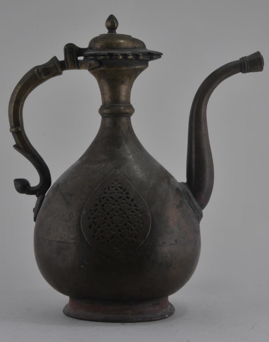 Bronze ewer. India. Mughal style. 17th century. 13" (1 of 8)