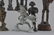 Lot of six bronze images. India. 19th century and - 2