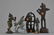 Lot of six bronze images. India. 19th century and - 6
