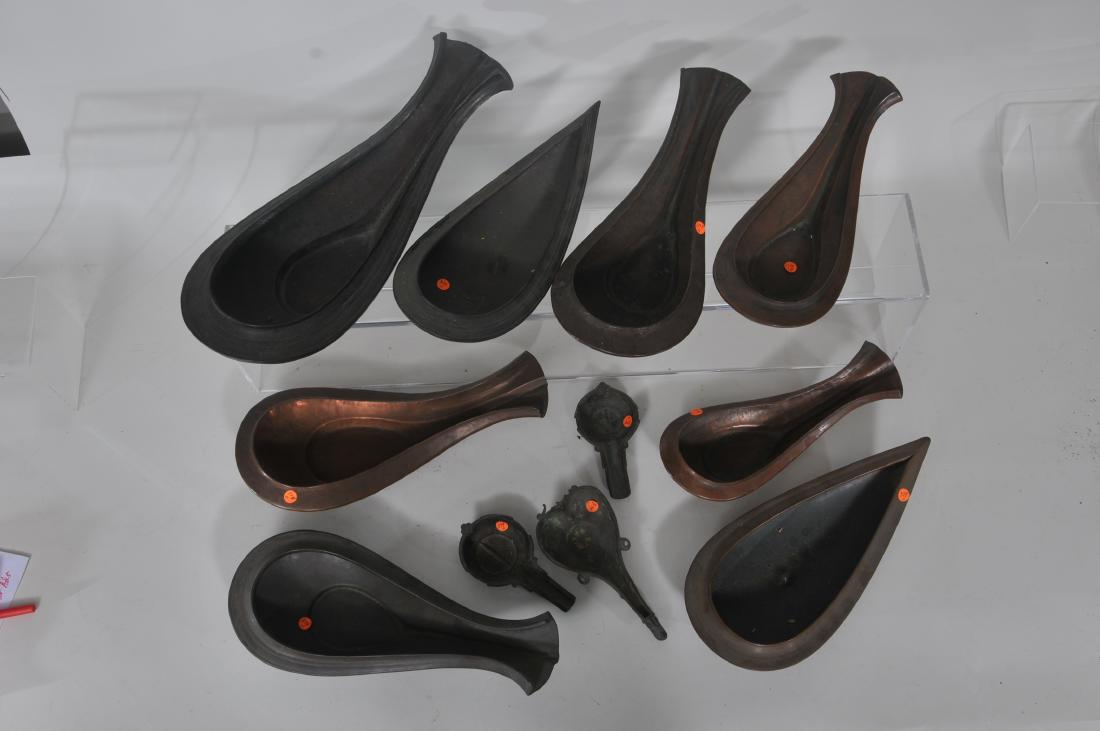 Lot of eleven ritual items. Yoni. India. 18th/19th (1 of 6)