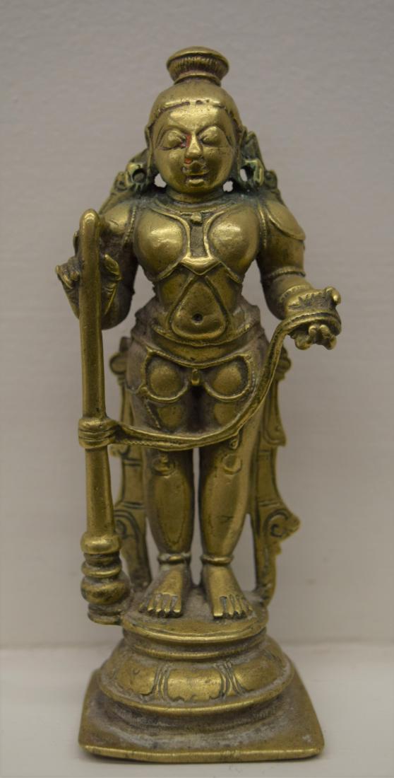 Bronze image. India, 17th century. Standing figure of V (1 of 5)
