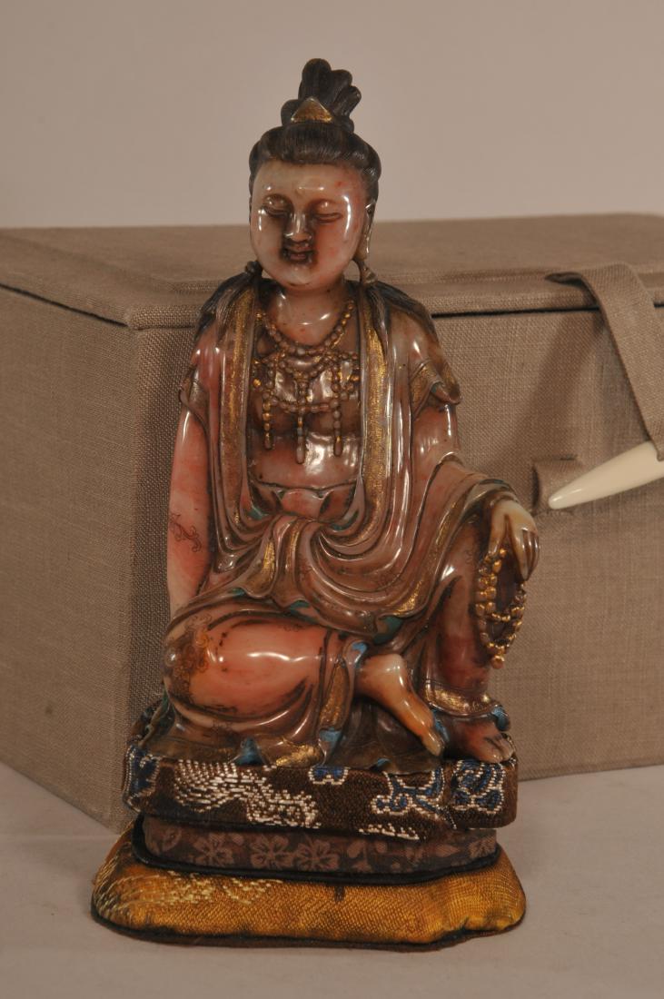 Soapstone carving. China. 20th century. Highly (1 of 7)