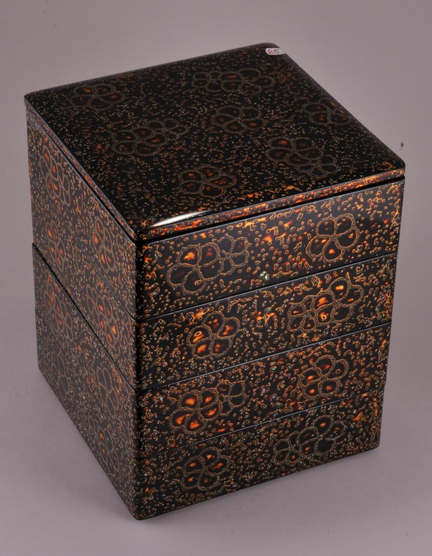 Lacquer box. Japan. Early 20th century. Four (1 of 9)