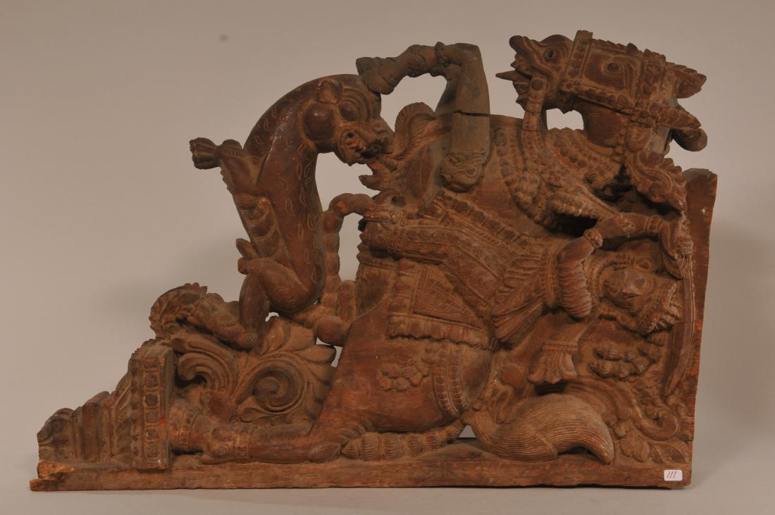 Architectural element. India. 19th century. Carving of (1 of 13)