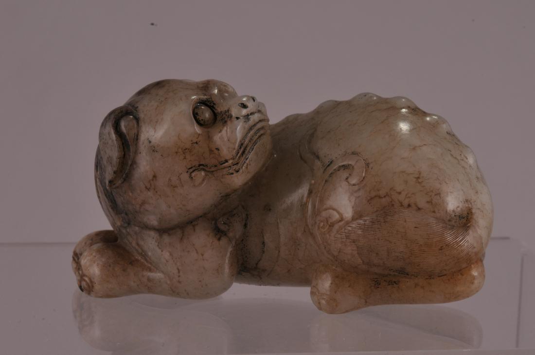 Jade mythical animal. China. 19th century. Stone of a (1 of 5)