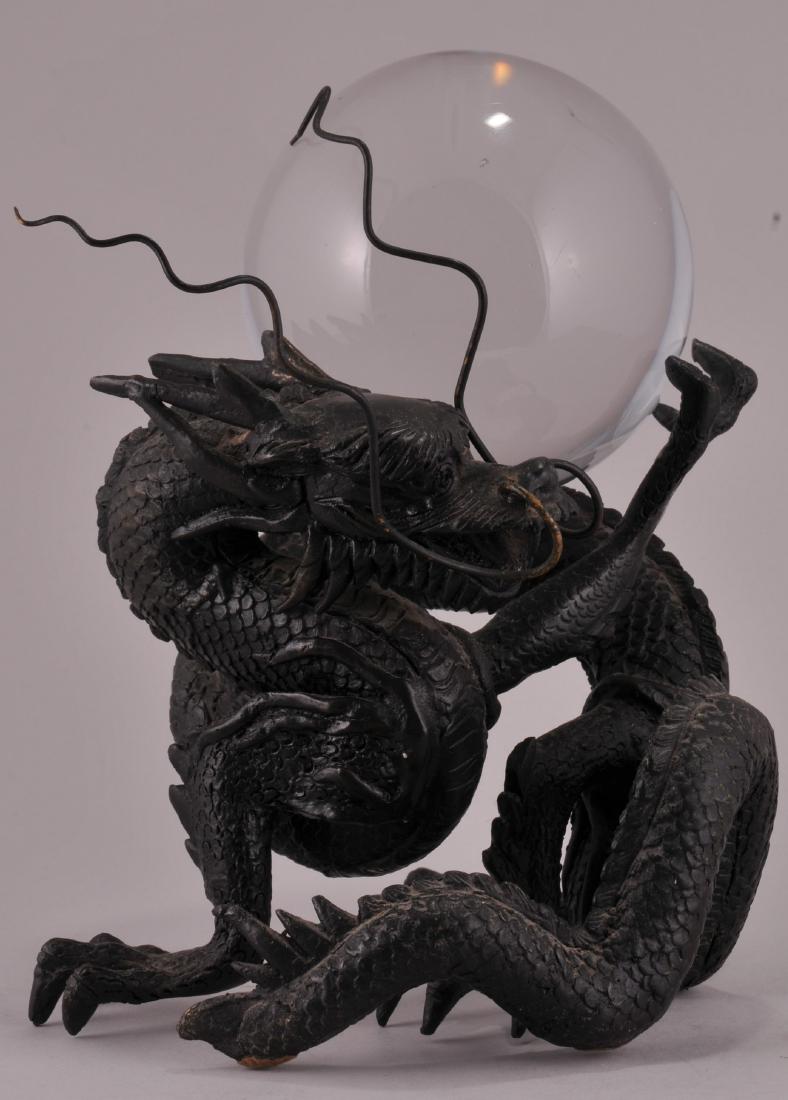 Crystal ball stand. Japan. Meiji period. (1868-1912). (1 of 6)