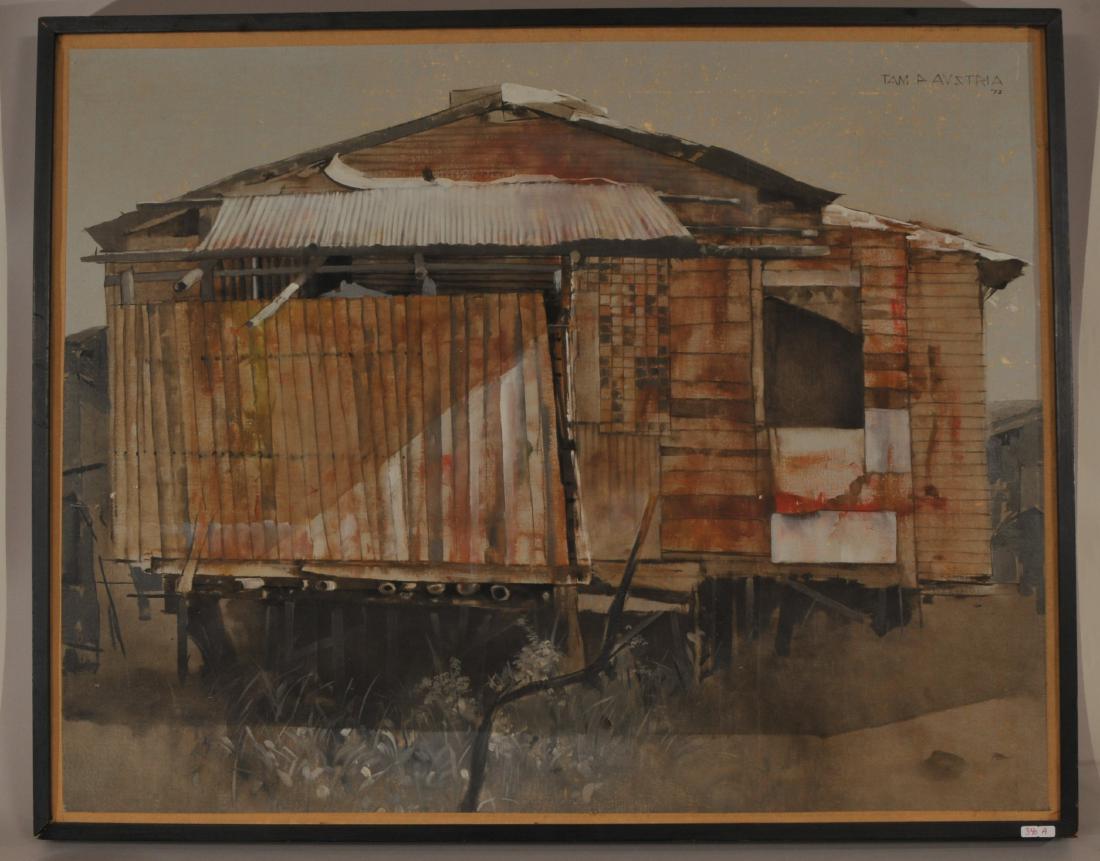 Tam Austria. Philippines. 1972. "Back Yard" Landscape (1 of 8)