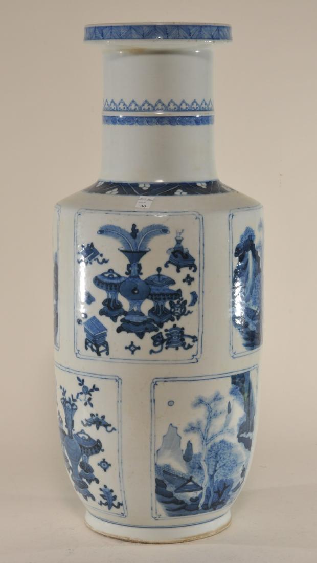 Porcelain vase. China. 19th century. Roleau form. (1 of 7)
