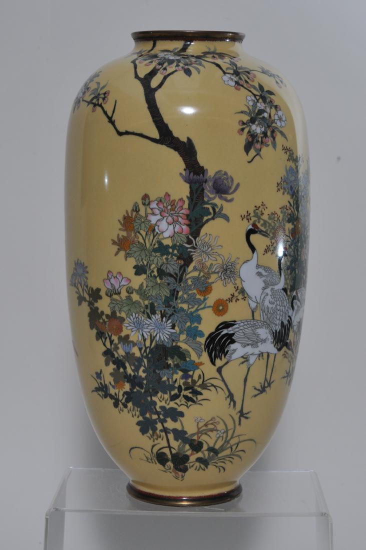 Cloisonne vase. Japan. Meiji period. (1868-1912). Pale (1 of 6)