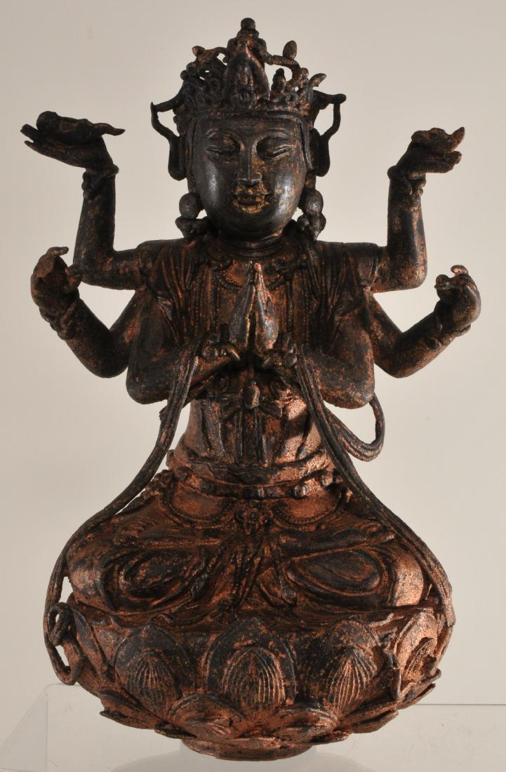 Buddhist bronze image. China. Ming period. (1368-1644). (1 of 9)