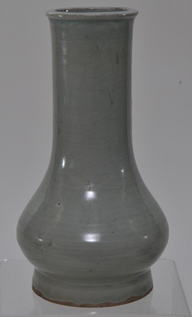 Porcelain vase. China. 20th century. K'o type glaze. (1 of 4)