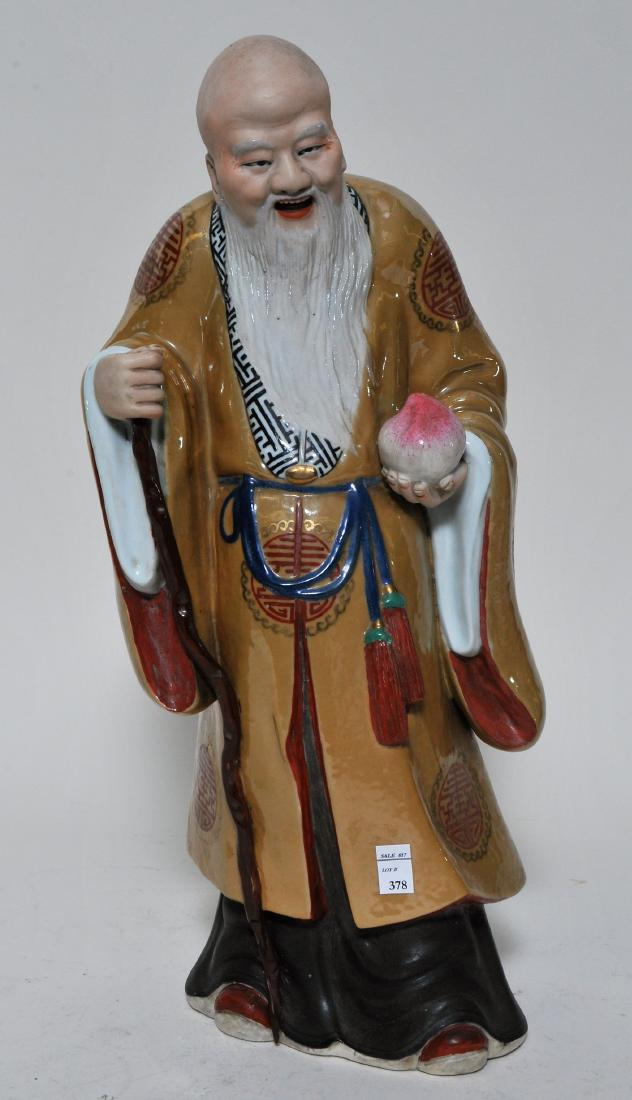 Porcelain figure. China. 20th century. Standing figure (1 of 6)
