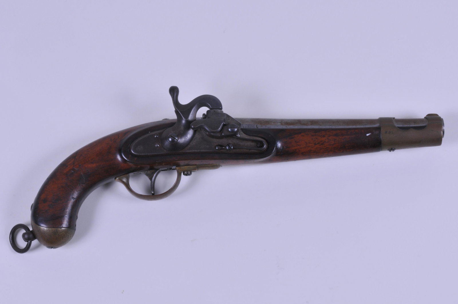 Exceedingly Rare Heavy Dragoon Calvary Model 1851: Exceedingly Rare Heavy Dragoon Calvary Model 1851 Austrian Kavalleriepistole Mlt Tragring aka Pill Box Tube Lock pistol. These are rarely found in unconverted condition, let alone this very good origi