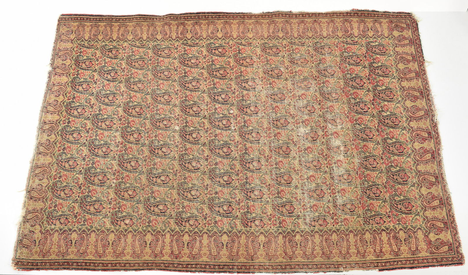 Hand-Knotted Persian Kerman Wool Rug (1 of 10)