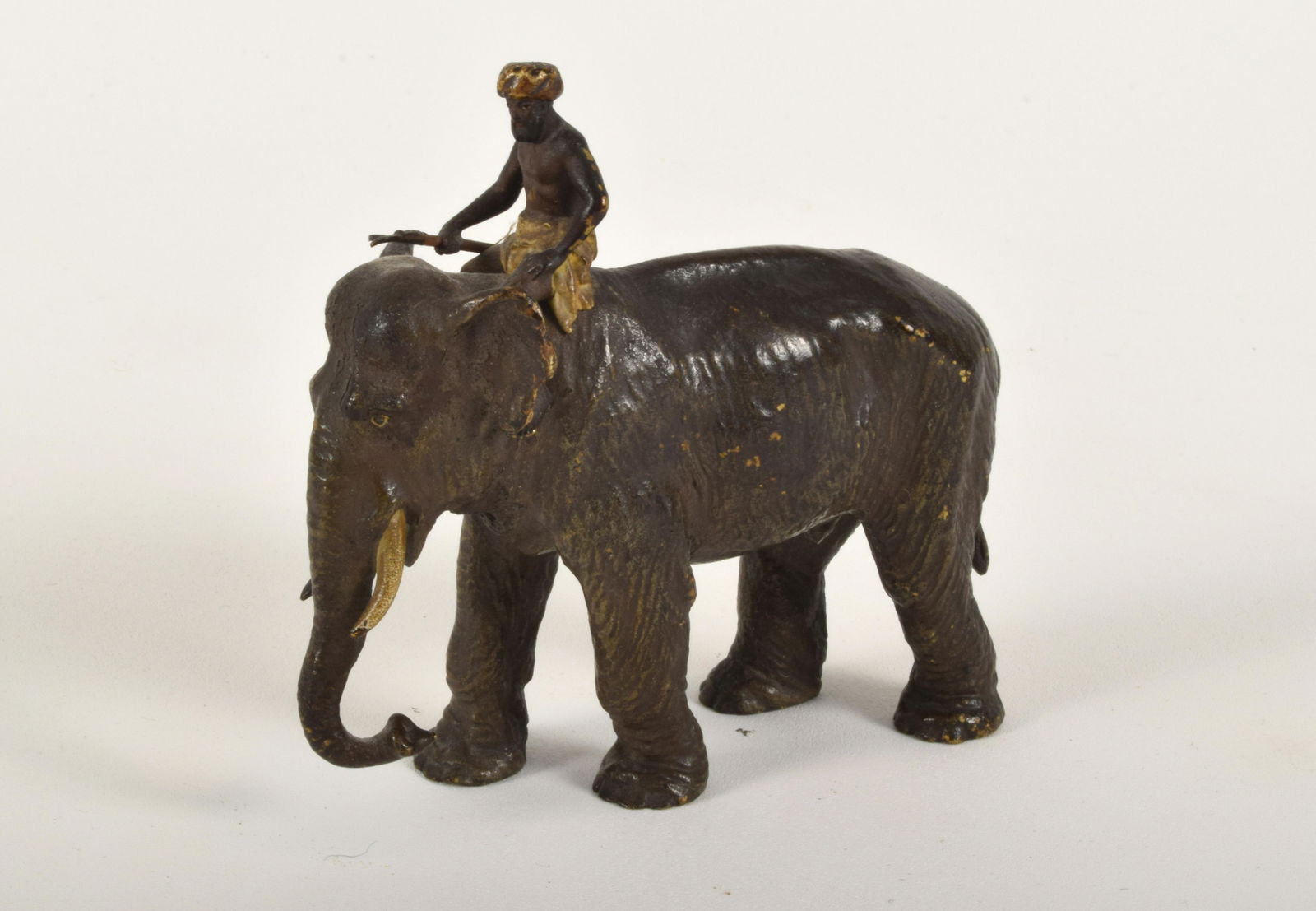 Franz Bergmann Austrian Cold Painted Bronze Elephant (1 of 6)