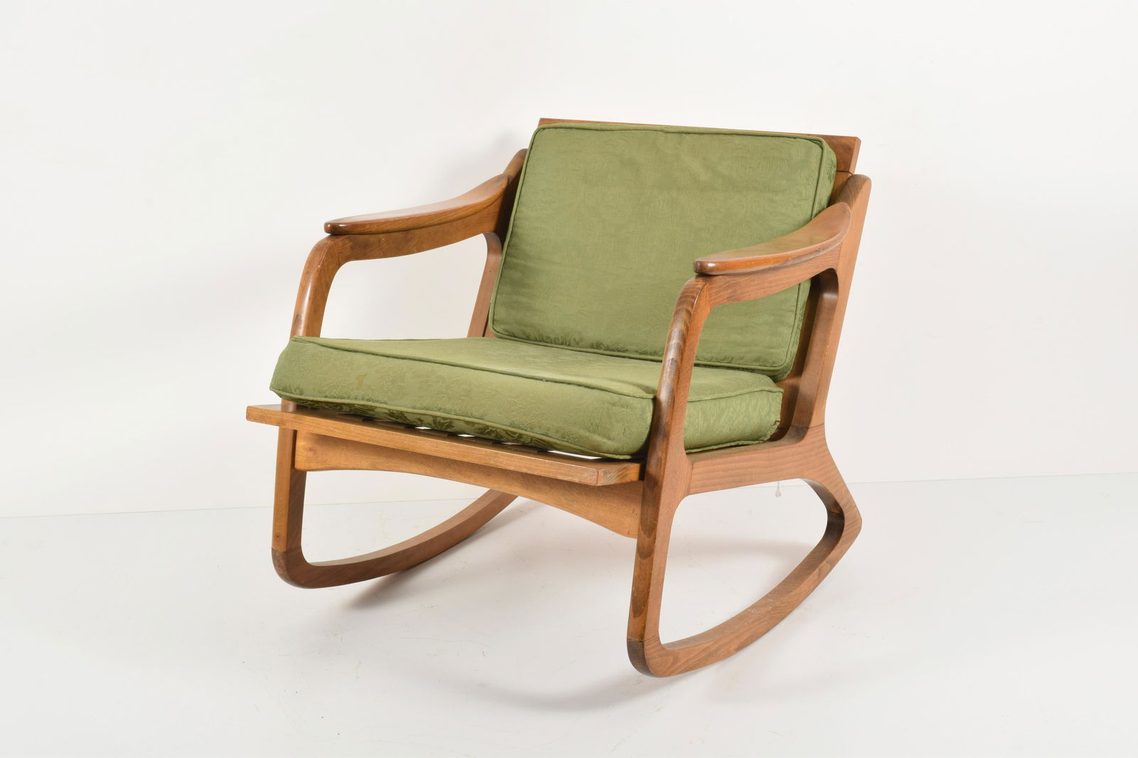 Mid-Century Modern Maple Rocking Chair (1 of 8)