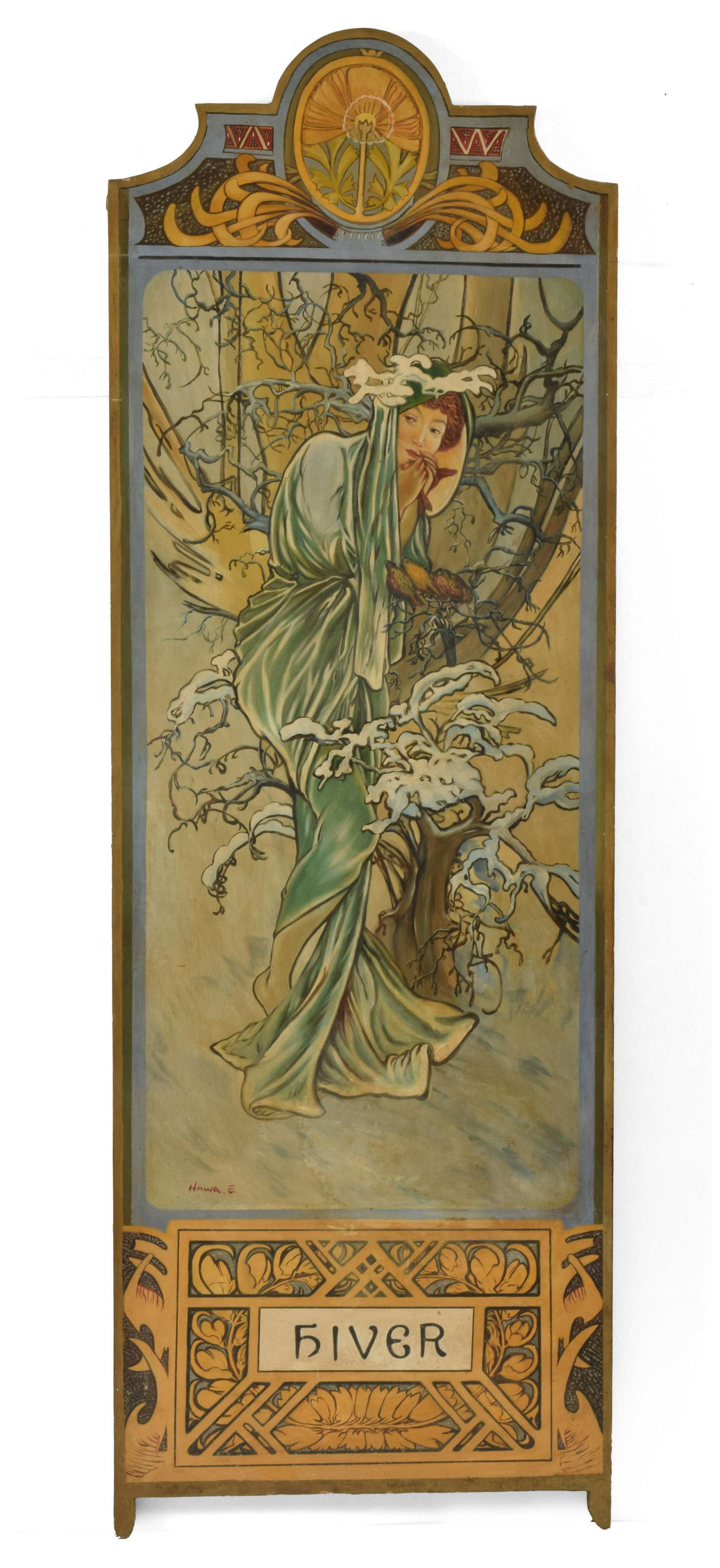 After Alphonse Mucha Signed French Art Nouveau (1 of 8)