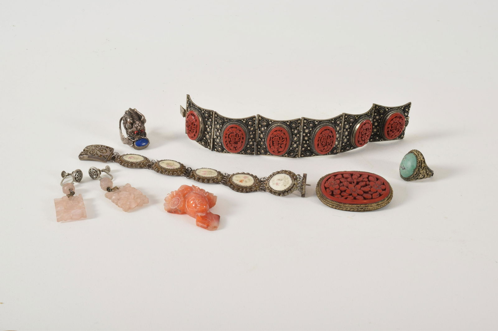 Collection of Asian Silver Jewelry (1 of 8)