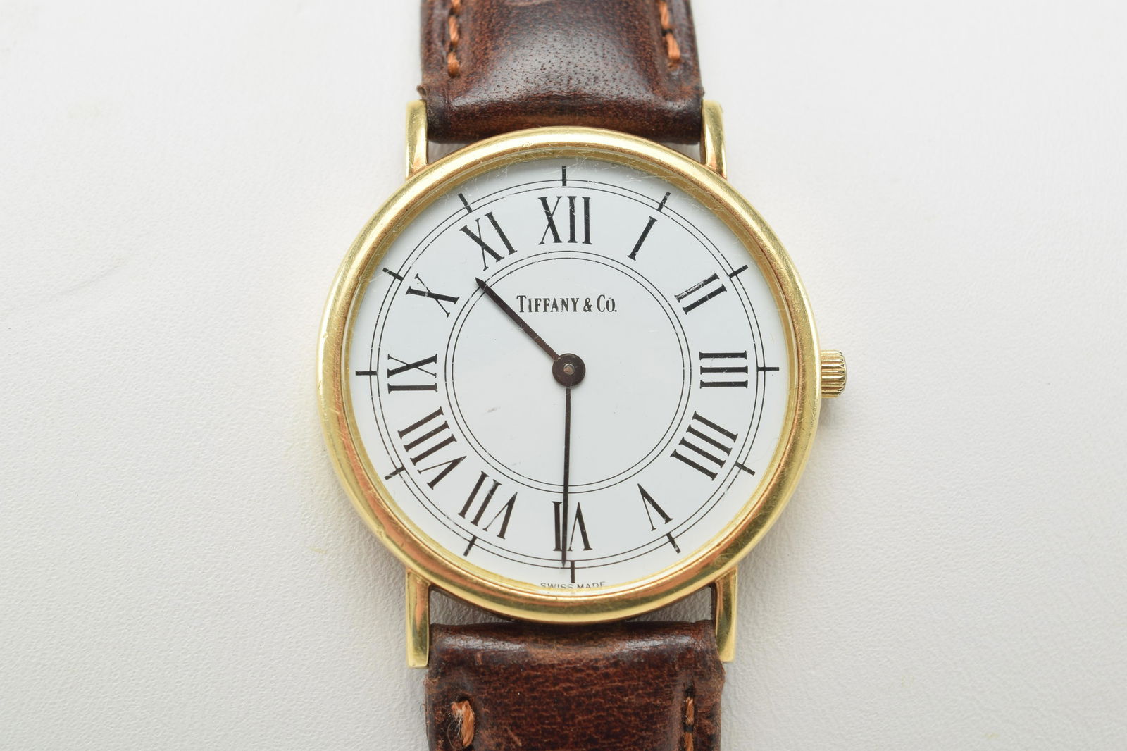 Tiffany & Co. Swiss-Made 14K Gold Wristwatch (1 of 7)
