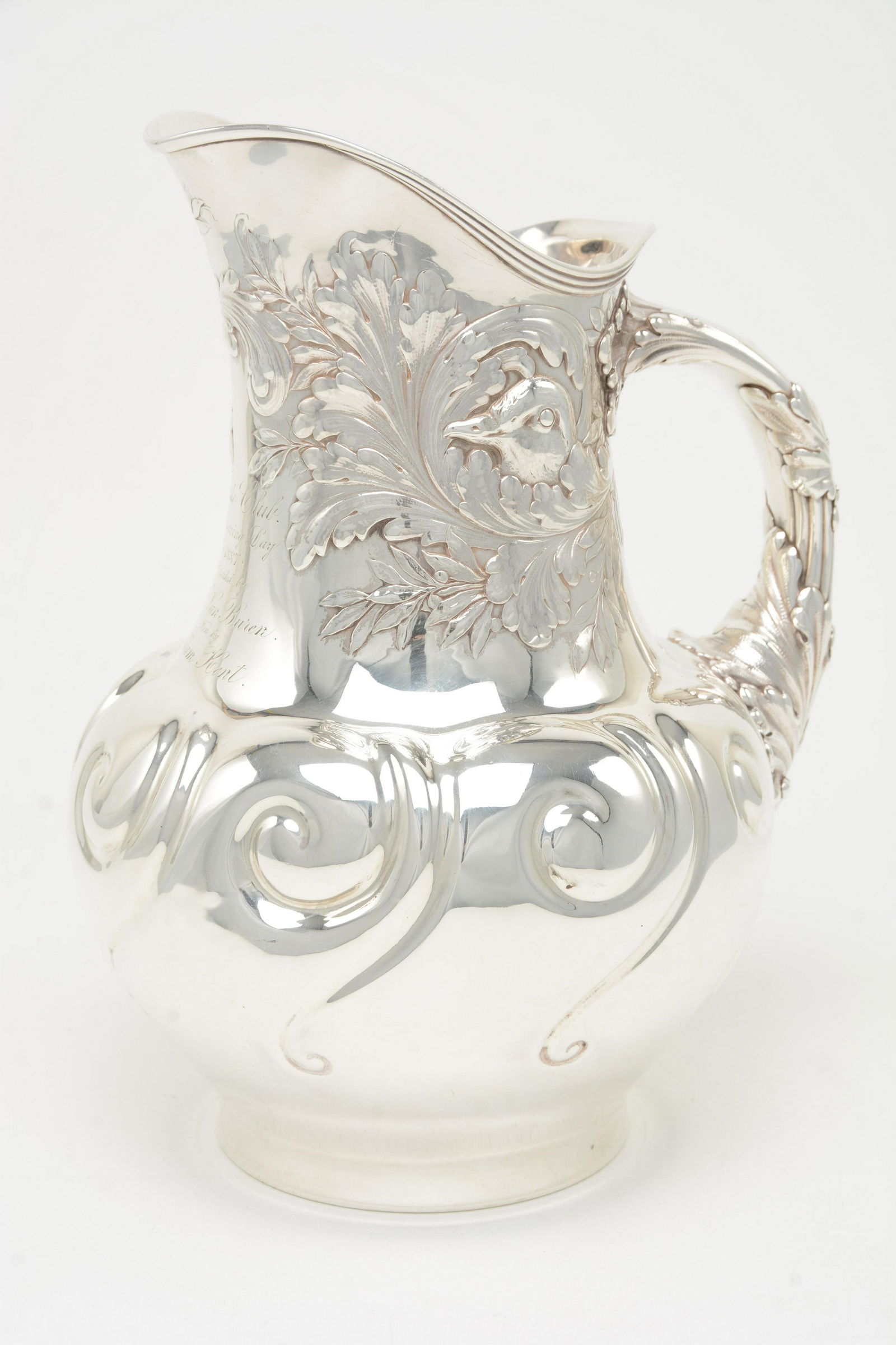 Whiting Sterling Silver Ornate Water Pitcher (1 of 13)
