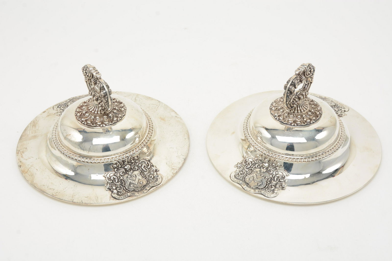 Pair of Odiot-Paris French Silver Dish Covers (1 of 13)