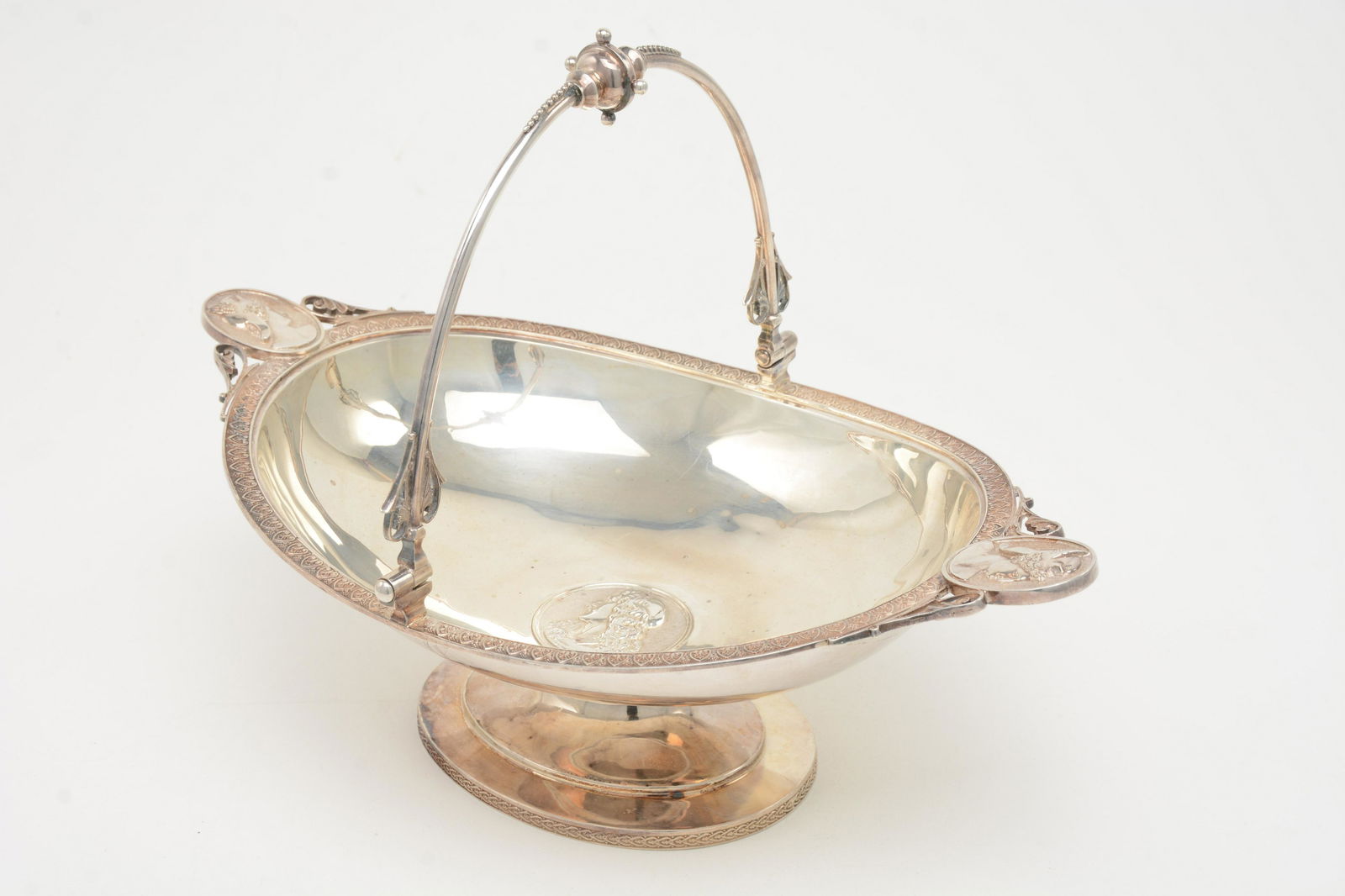 Wood & Hughes Victorian Coin Silver Basket (1 of 13)