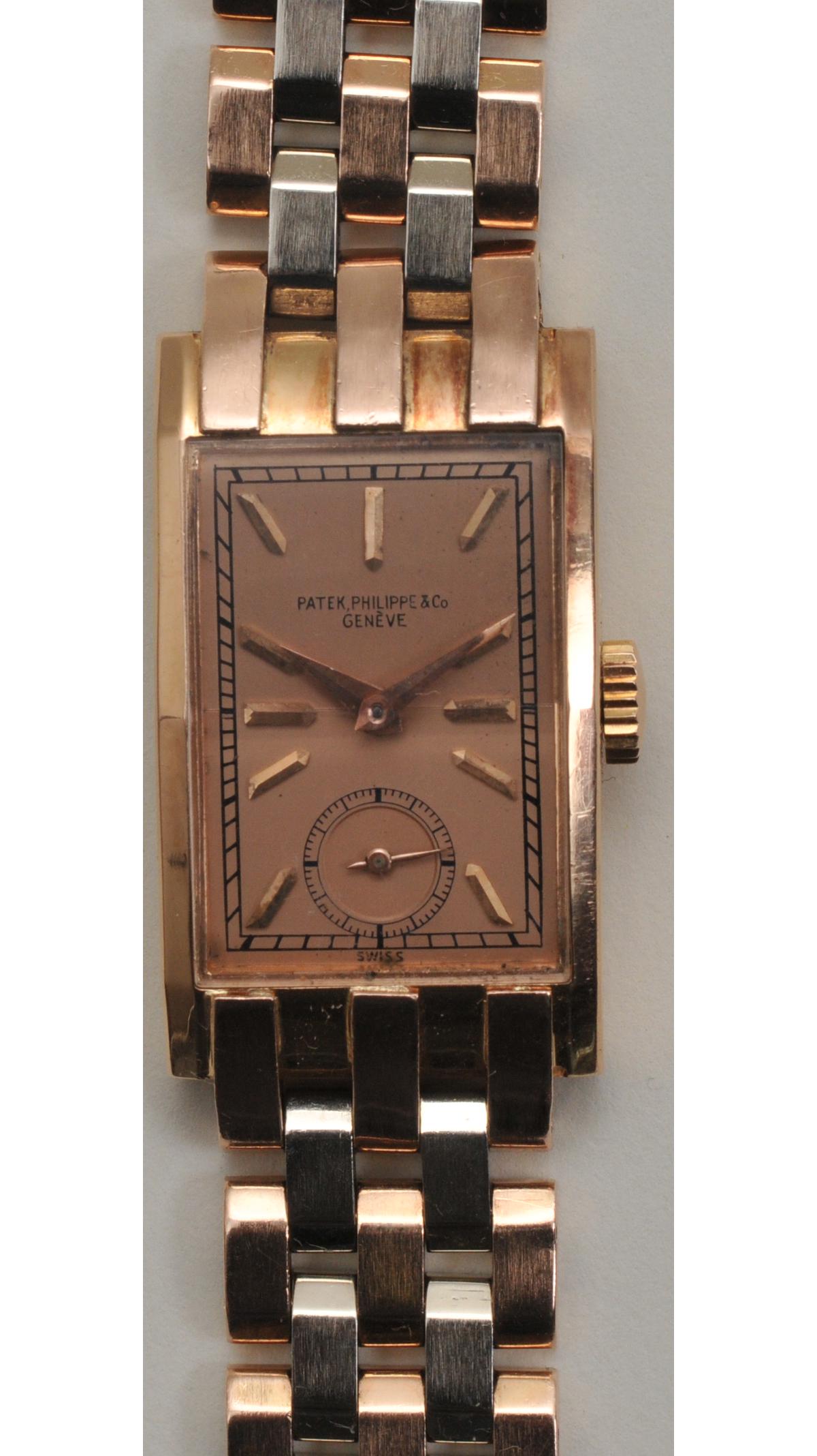 Patek Philippe "Tegolino" 18K Rose Gold Wristwatch (1 of 20)
