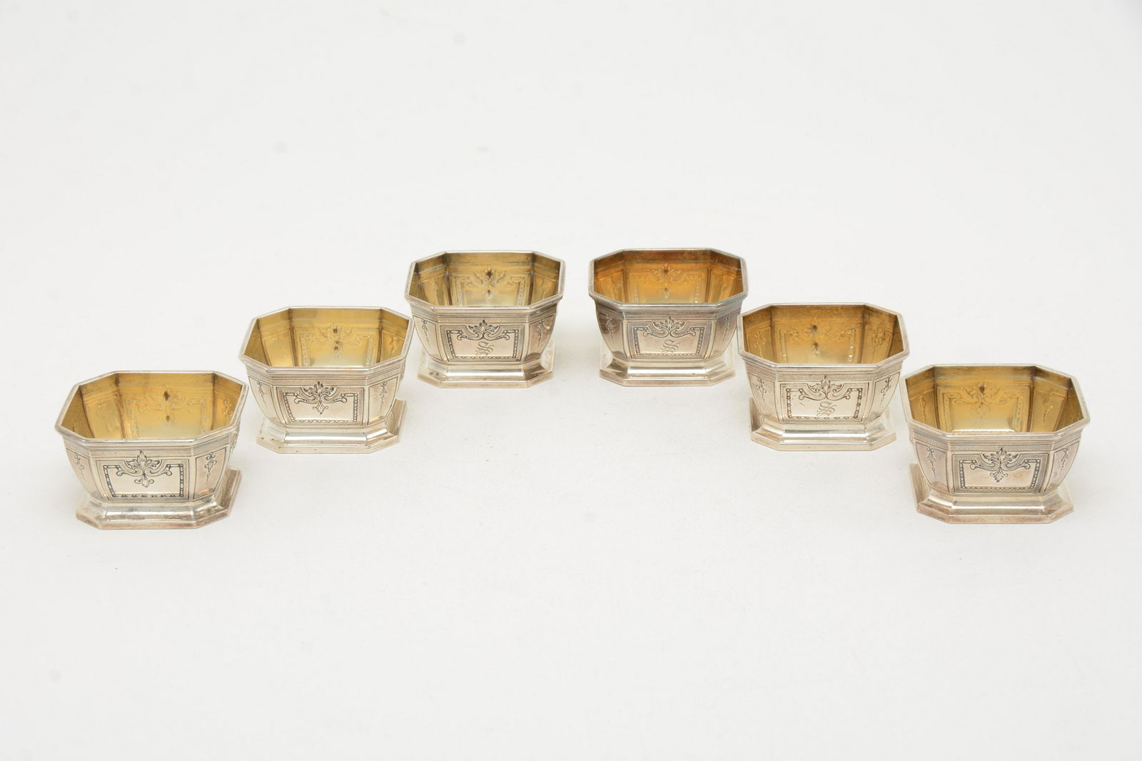 Durgin Sterling Silver Salt Cellars (1 of 8)