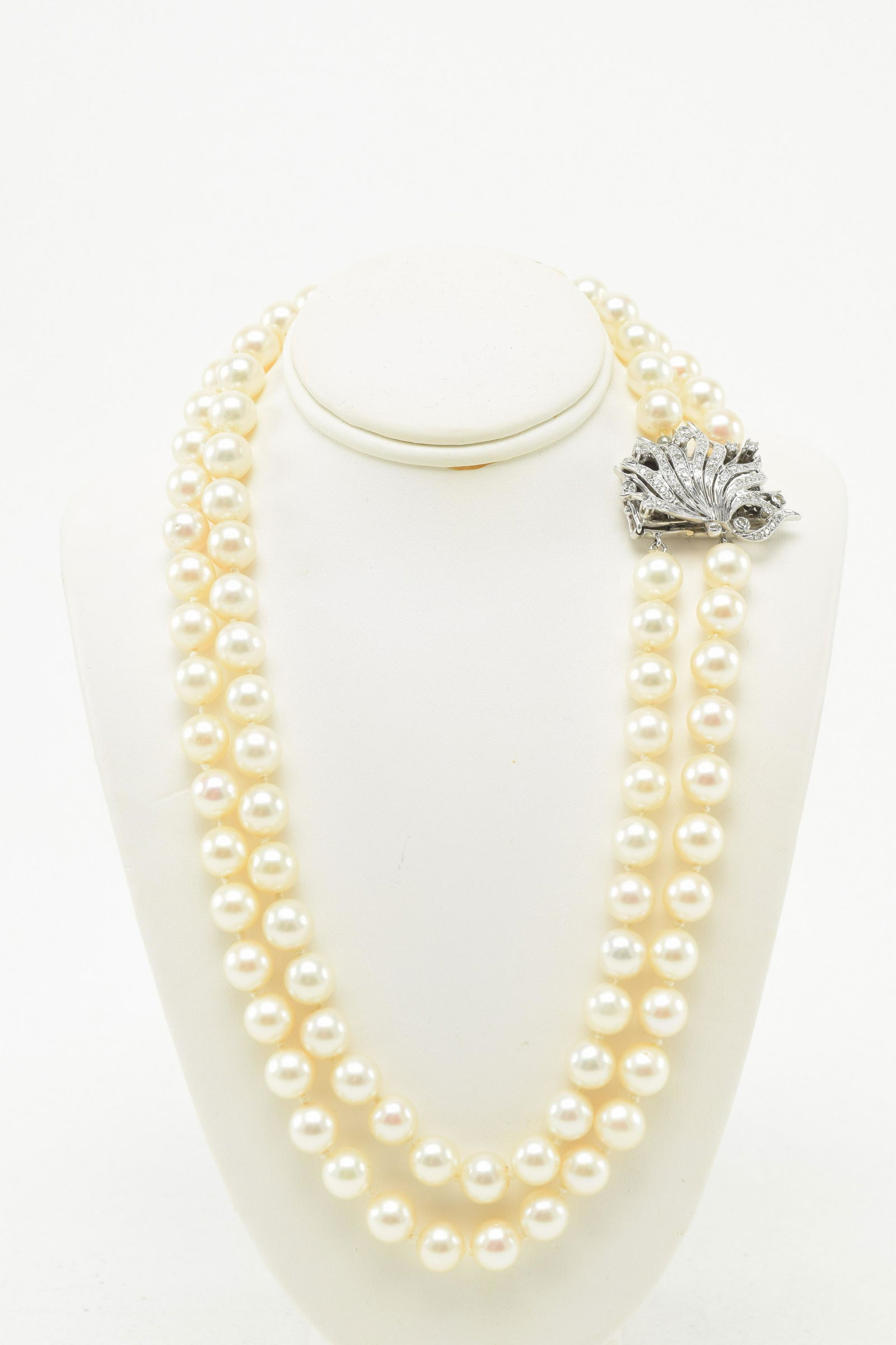 Double Strand Pearl Necklace (1 of 10)