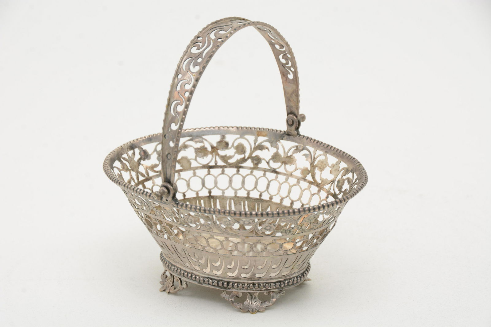 Dutch Silver Reticulated Basket (1 of 12)
