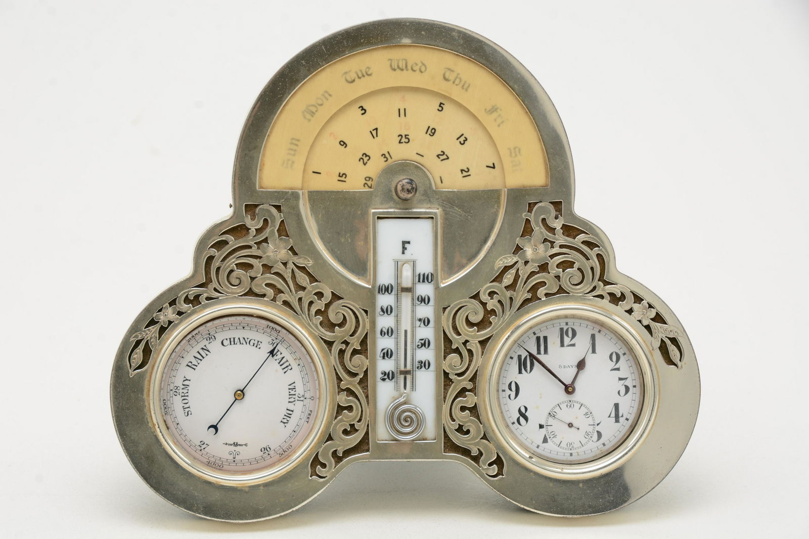 Harris & Shafer Co. Sterling Silver Desk (1 of 8)