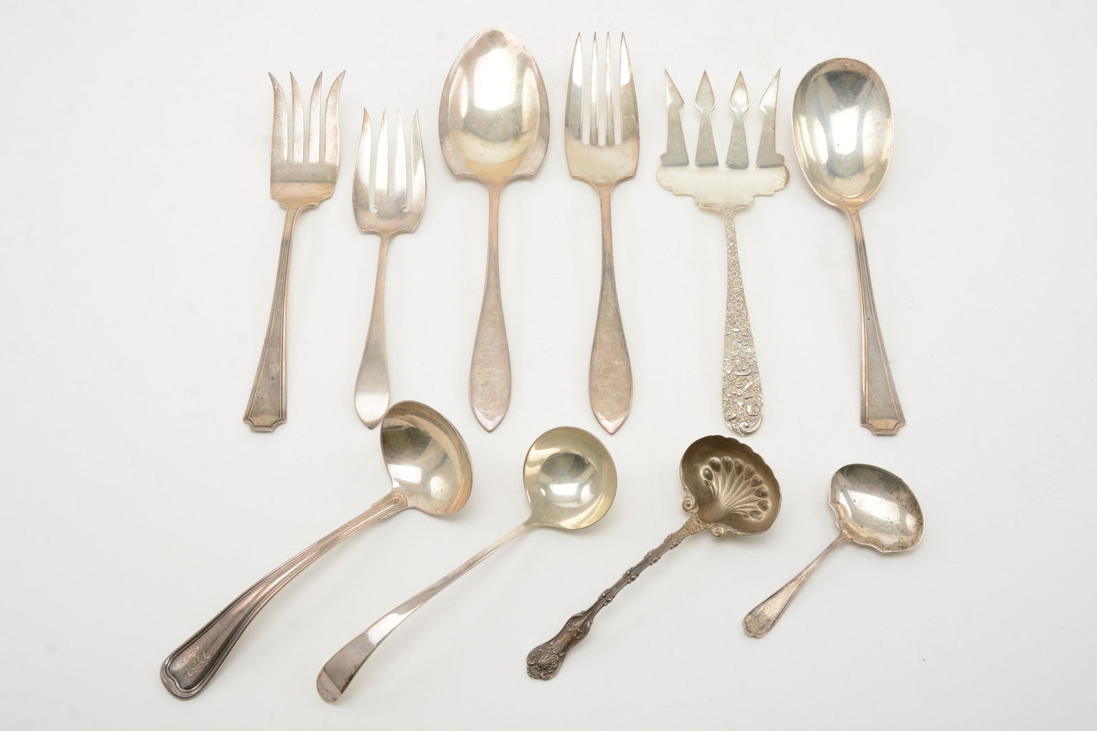 Lot of Sterling Silver Serving Pieces (1 of 11)