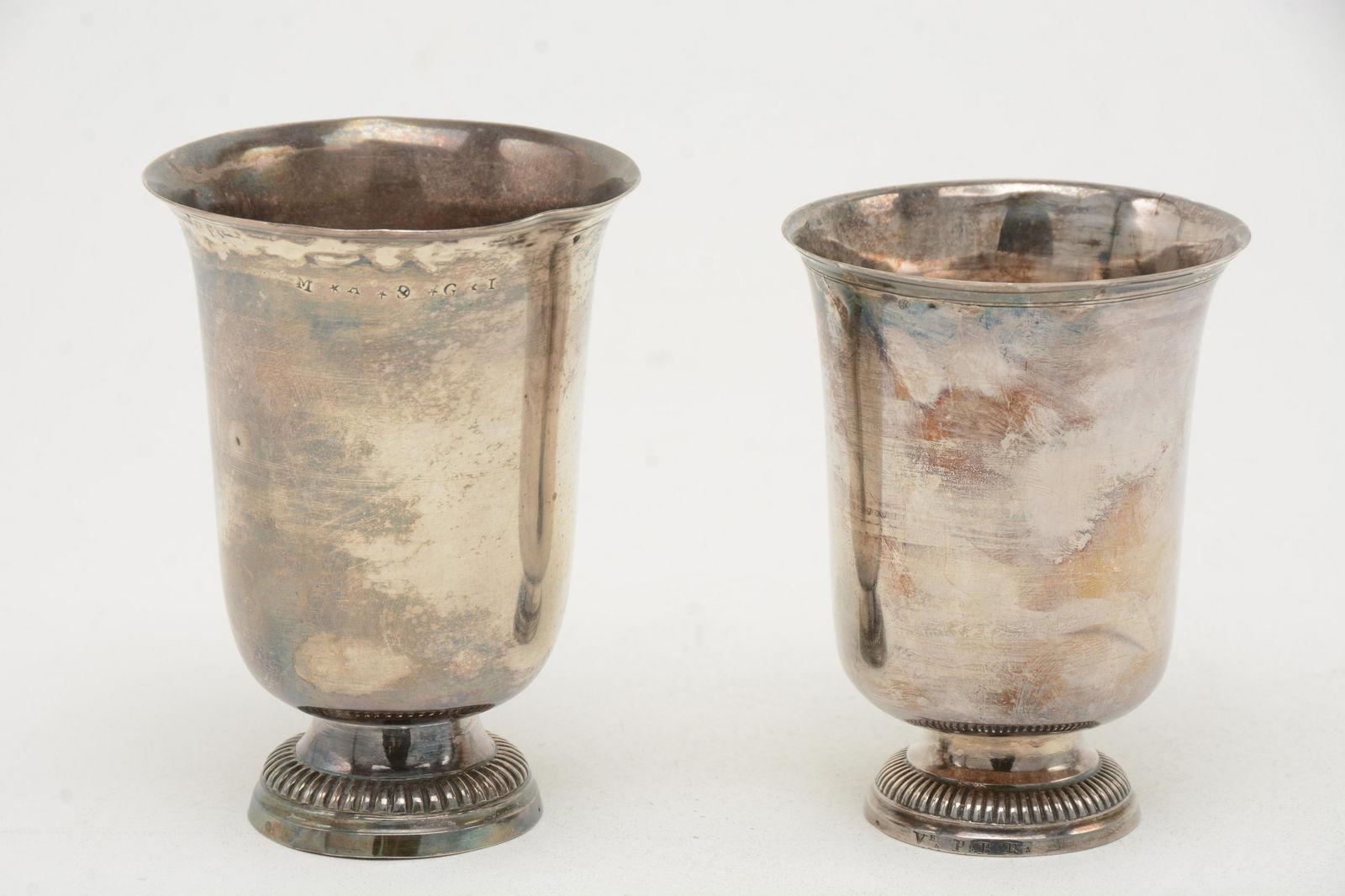 18th/19th Century Continental Silver Beaker Cups (1 of 16)