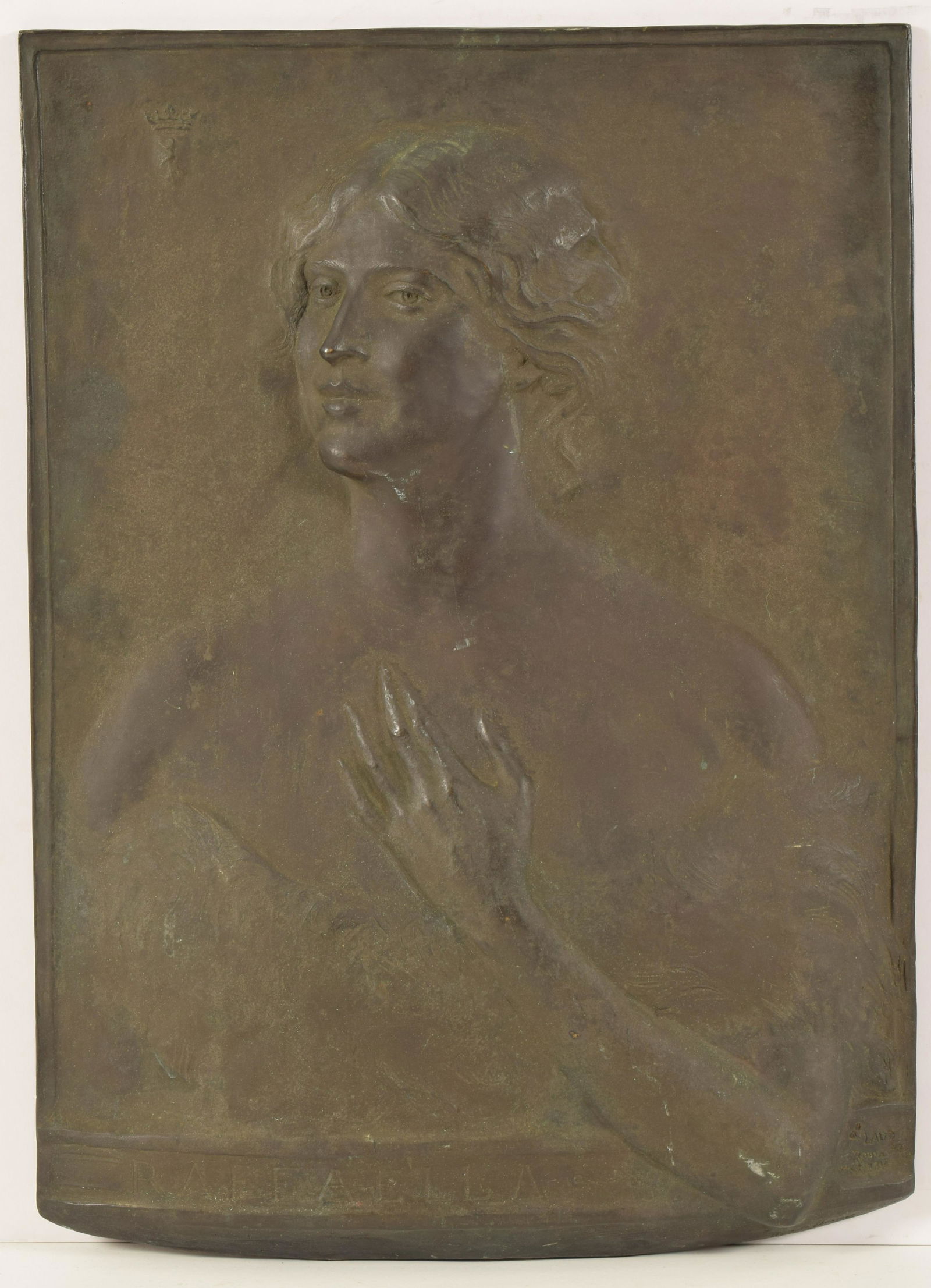 Anna Coleman Ladd "Raffaella" Large Bronze Plaque (1 of 20)