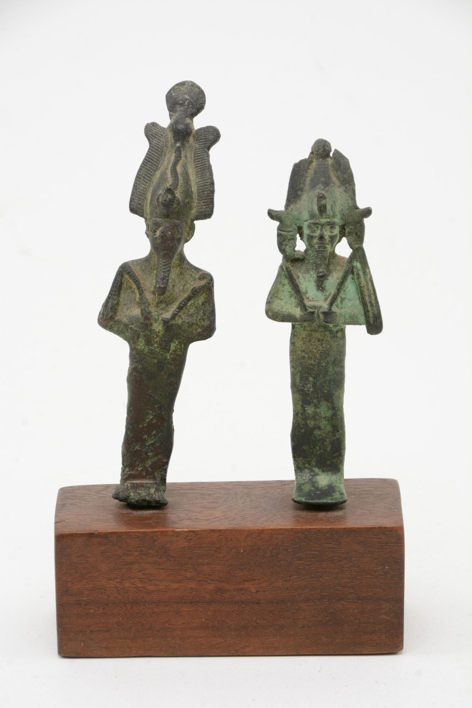 Two Period Egyptian Antiquities Figures, Mounted (1 of 10)