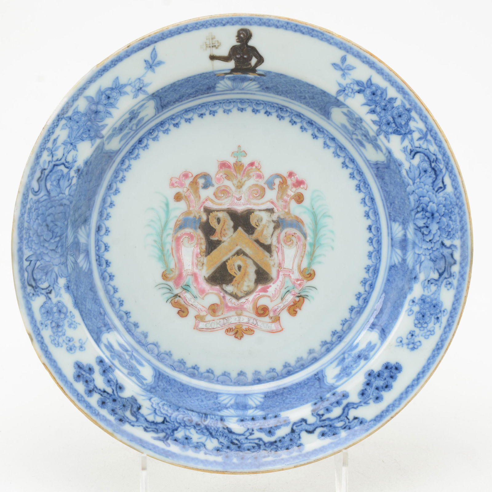 Porcelain Soup Plate, Chinese Export 18th C. (1 of 7)