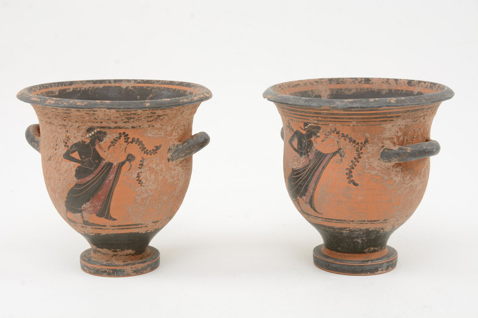 Grand Tour Ancient Greek Style Terracotta Vases (1 of 4)