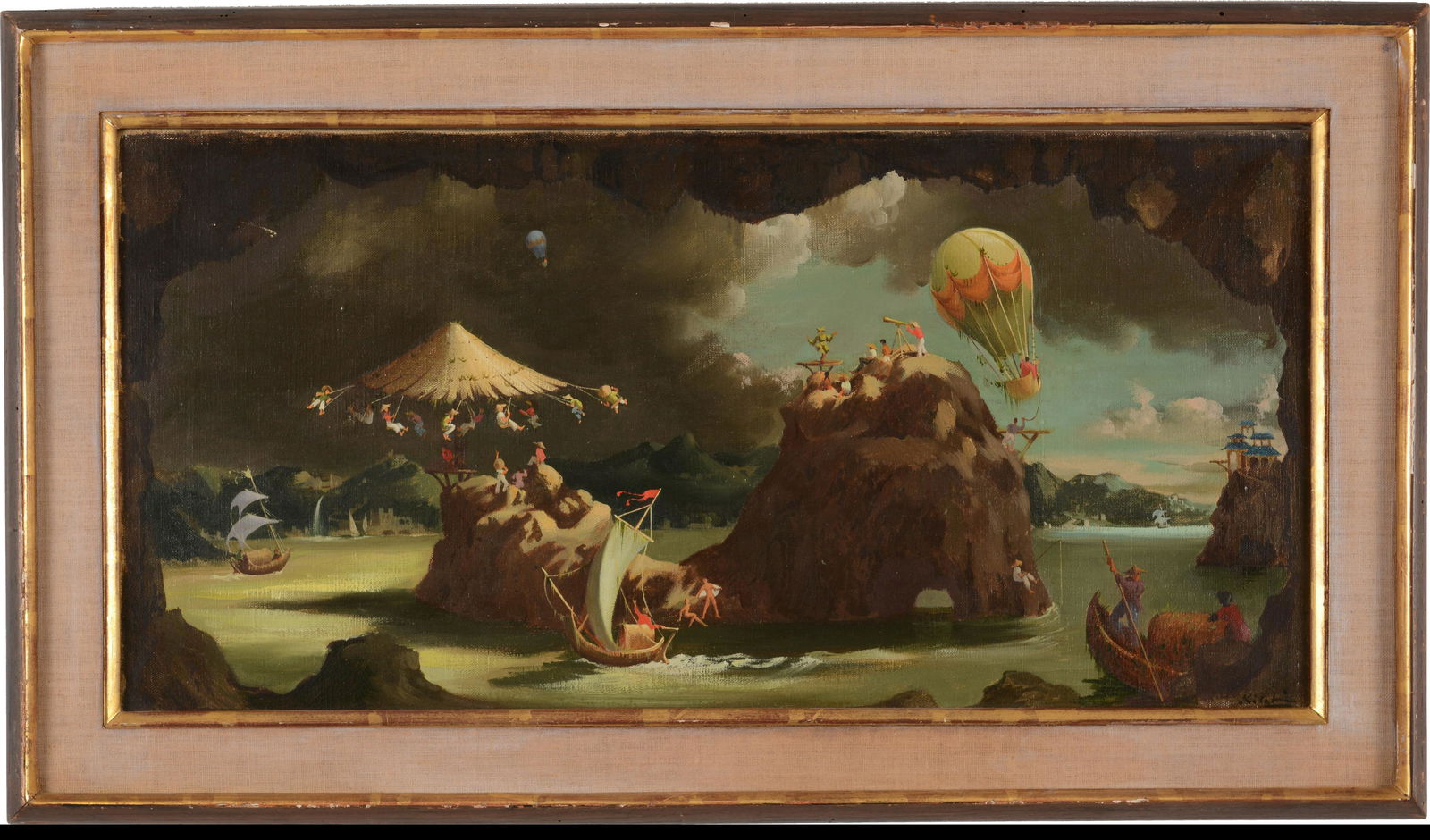 American School Magical Surreal Painting (1 of 8)